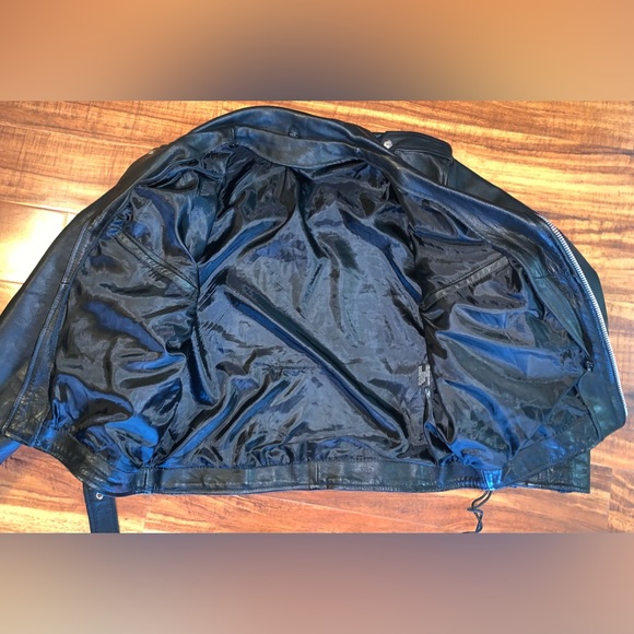Interstate Leather - Black Retro Jacket - Picture 7 of 16